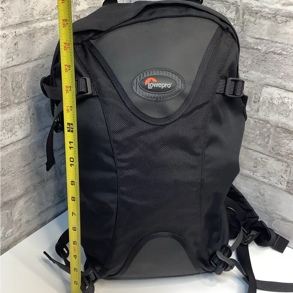 Lowepro Backpack Black Camara Carrier Case Accessories Men’s Travel Rare